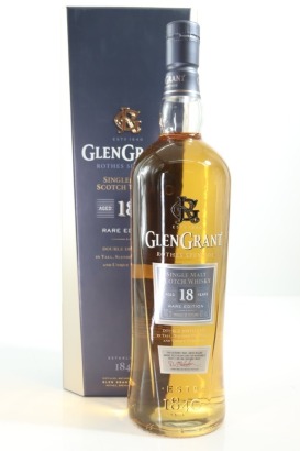 (1) Glen Grant 18 Year Old Rare Edition Single Malt Scotch Whisky, Speyside, 1000ml, 43% ABV (GB) (Pre-2020)