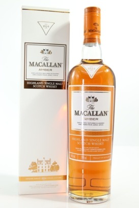 (1) The Macallan 1824 Series 'Amber' Single Malt Scotch Whisky, Speyside - Highlands, 40% ABV (GB)