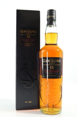 (1) Glen Scotia 15 Year Old Single Malt Scotch Whisky, Campbeltown, 46% ABV (GB)