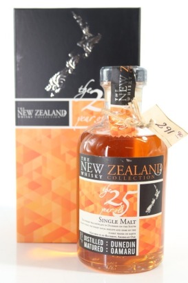 (1) The New Zealand Whisky Collection 'The 25 Year Old' Single Malt Whisky, New Zealand, 500ml, 46% ABV (GB) (First 25 Y/O Outside of Europe & Japan)