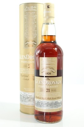 (1) Glendronach Parliament 21 Year Old Single Malt Scotch Whisky, Highlands, 48% ABV (GB) (2015 Edition)