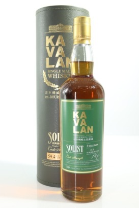 (1) Kavalan Solist ex-Bourbon Cask Strength 2016 Edition Single Malt Whisky, Taiwan, 59.4% ABV (GB)