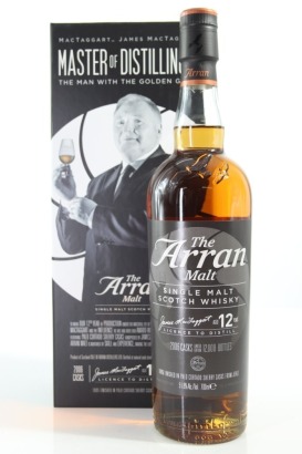 (1) The Arran Malt Distillery Master of Distilling II - The Man with the Golden Glass 12 Year Old Single Malt Scotch Whisky, Isle of Arran, 51.8% ABV (GB)