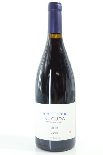 (1) 2022 Kusuda Syrah, Martinborough [JR17.5]