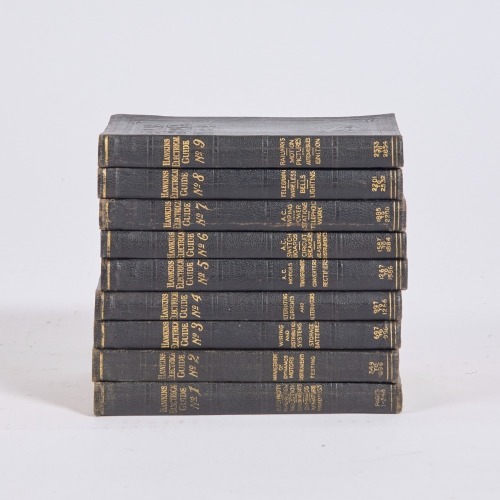 A Hawkin's Electrical Motor Guide, complete 9-volume set