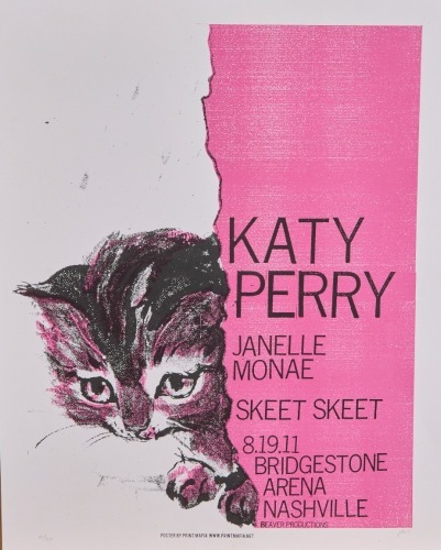 A Katy Perry Live Gig Poster
