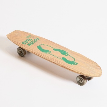 An Original Green Nash Fifteen Toes Skateboard