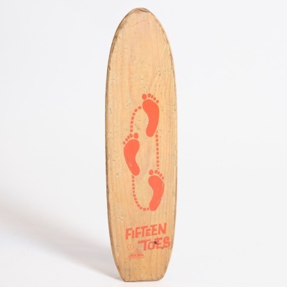 An Original Red Nash Fifteen Toes Skateboard