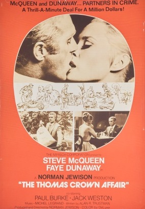 A Canvas Reproduction Poster for The Thomas Crown Affair