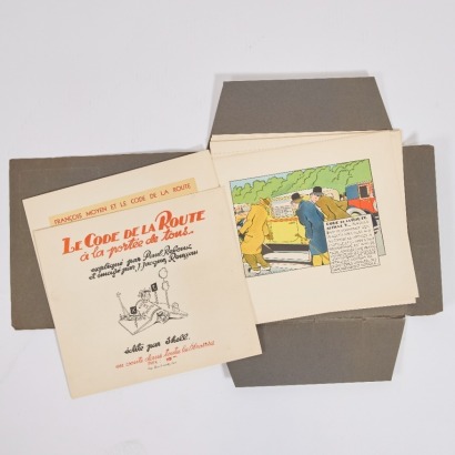 An Original French Road Code w/ cartoons