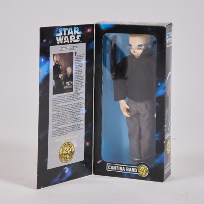 A 'Tedn w/ Fanfar Cantina Band' Collector Series Star Wars Figure, 1997