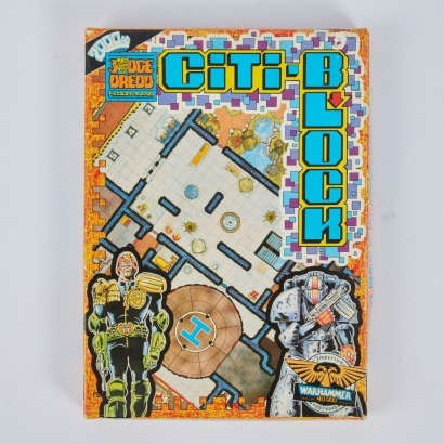 A 1987 Judge Dredd & Warhammer 40K Citi Block Game Floor