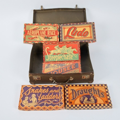 Six 1930s Board Games