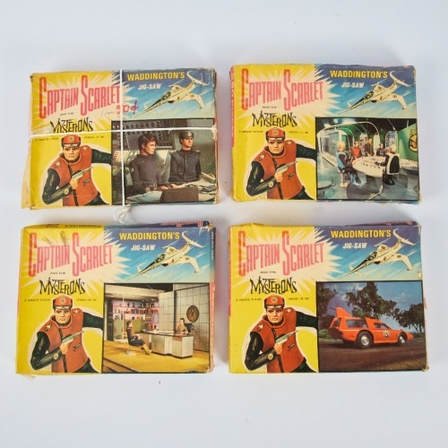 A Complete Quartet of Captain Scarlett and the Mysterons Jigsaw Puzzles