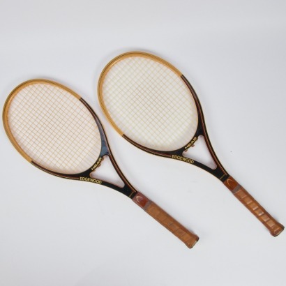 Two Vintage HEAD Edgewood Graphite Tennis Rackets
