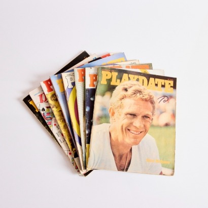 A lot of Playdate Magazines incl. a Steve McQueen Cover