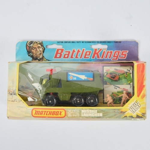 A Matchbox Battle Kings K-111 Missile Launcher Toy