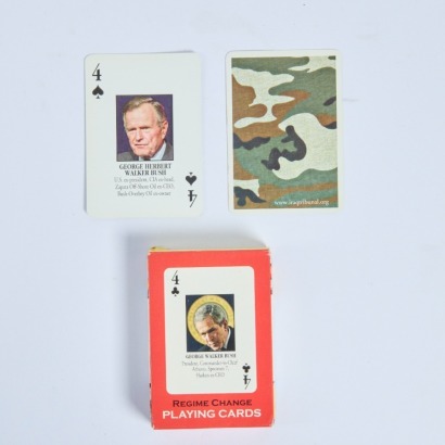 Regime Change '55 Most Wanted War Criminals' Playing Cards