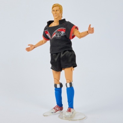 An Action Man with NZ Warriors Shirt