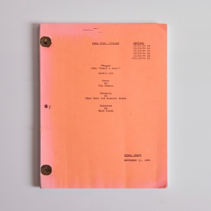 A Cast & Crew Star Trek Script