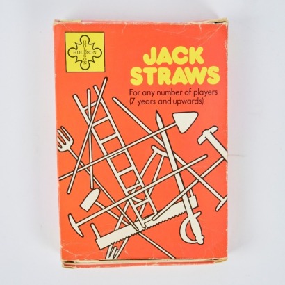 A Vintage Jack Straws Set