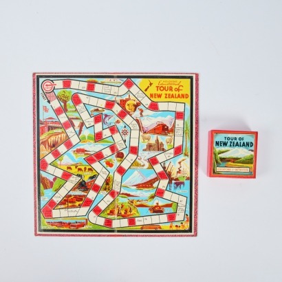 A c. 1960 Holdson Tour Of New Zealand Board Game