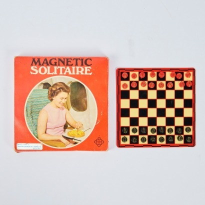 A Pair of Vintage Magnetic Games