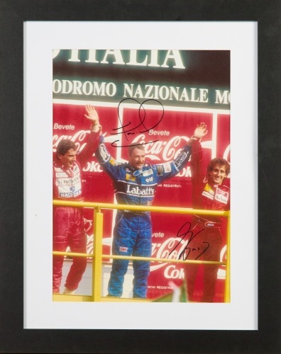 A Print Signed by Nigel Mansell