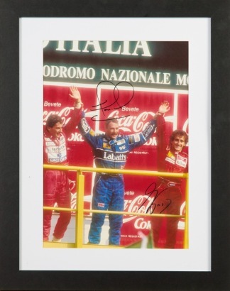 A Print Signed by Nigel Mansell