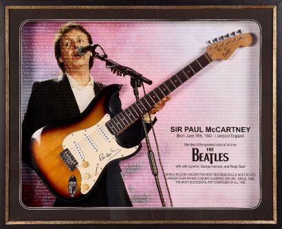 A Paul McCartney Signed Guitar