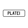 A 'PLATEI' Personalised Plate