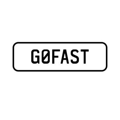 A 'G0FAST' Personalised Plate