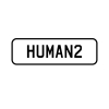 A 'HUMAN2' Personalised Plate