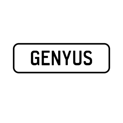 A 'GENYUS' Personalised Plate