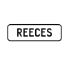 A 'REECES' Personalised Plate