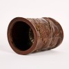 A Chinese Qing Dynasty Carved Bamboo 'Qilin' Brush Pot - 3