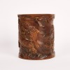 A Chinese Qing Dynasty Carved Bamboo 'Qilin' Brush Pot - 5