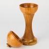A Hand-Turned Rimu and Walnut Pedestal Trinket Box - 2