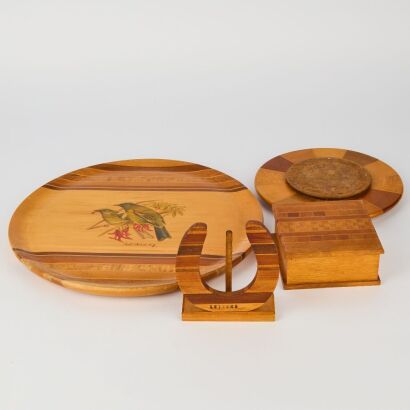 A Collection of Vintage Sovreign Woodware Pieces