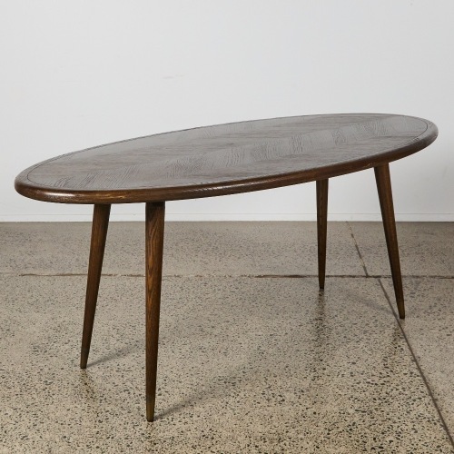 A Contemporary Oval Dining Table