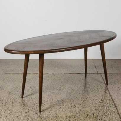 A Contemporary Oval Dining Table