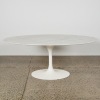 A Tulip Marble Oval Dining Table by Eero Saarinen for Knoll International - 2