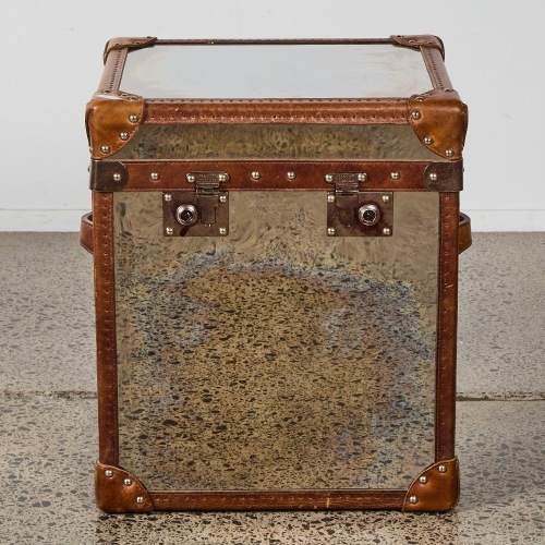 A Timothy Oulton for Halo London Steamer Trunk Side Table