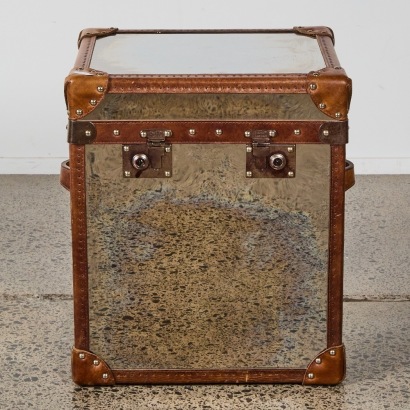 A Timothy Oulton for Halo London Steamer Trunk Side Table