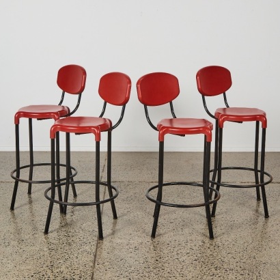 A set of four Sebel Design Barstools