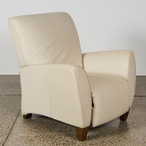 A Leather Italian Recliner Chair