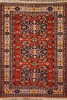 An OCM Indian Hand-Knotted Wool Rug