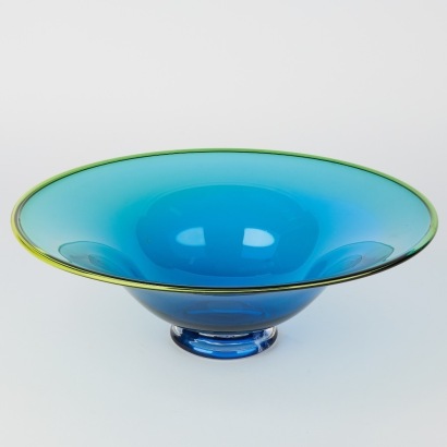 A Large Hoglund Footed Bowl