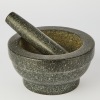 A Heavy Marble Mortar and Pestle