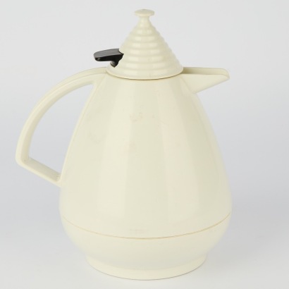 A white Leifheit Vivatherm Thermal Carafe by Hans Slaney 1980s